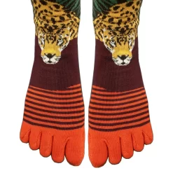 Chaussettes 5 Doigts Jungle Leopard Berthe Aux Grands Pieds