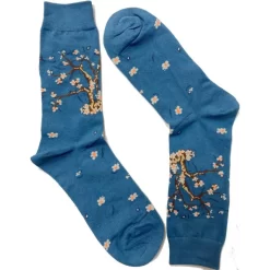 Chaussettes Coton Amandier En Fleurs D'apès V Gogh
