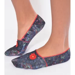 Chausson Ixli Imprimé Bleu Fleuri