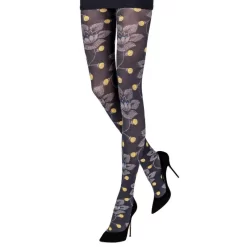 Collant Emilio Cavallini Fleurs De Lotus