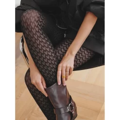 Collant Gabriella V Géométrique Opaque