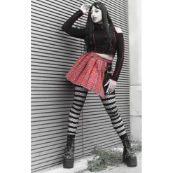 Collant Large Resille à Bandes Opaque Pamela Mann