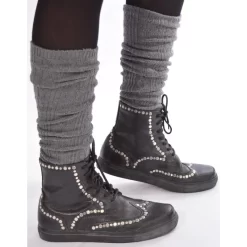 Guêtres Torsadées Laine Et Cachemire