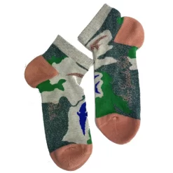 Socquette Sport Berthe Aux Grands Pieds Oiseaux Bleus