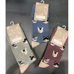 Trio De Chaussettes Chats Ysabel Mora